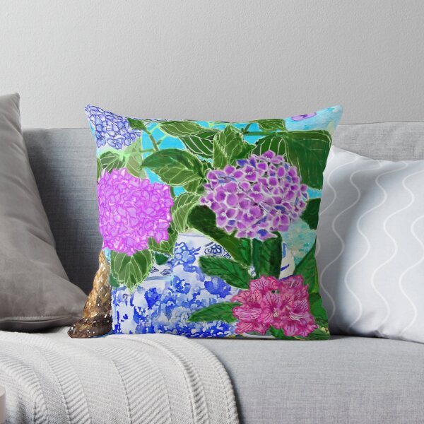 Ginger Jar Crest Cushion – Hydrangea Lane Home