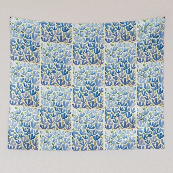 Item preview, Blue Flowers designed and sold by Regan Jackson.
