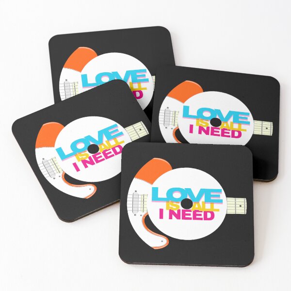 Item preview, Love is all I need - Album Record on Guitar designed and sold by LTM-tee.