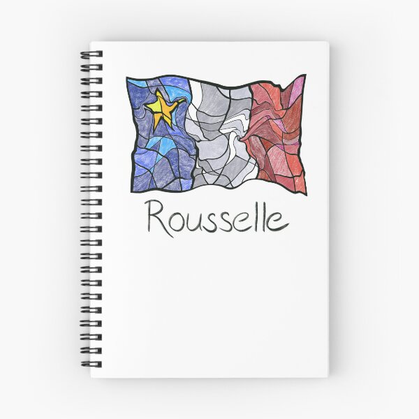 Item preview, Acadian Flag pastel liquid mosaic Rousselle  - Drapeau acadien mosaïque liquide pastel vitrail Rousselle designed and sold by ColoursOfFrance.
