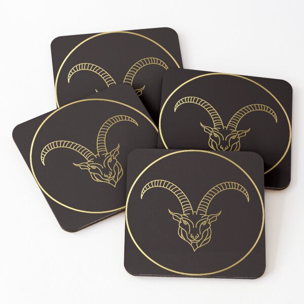 Item preview, Capricorn Zodiac Art Gold  designed and sold by Felicity-K.
