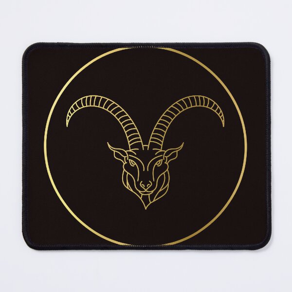Item preview, Capricorn Zodiac Art Gold designed and sold by Felicity-K.