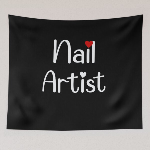 Item preview, Nail Artist Nails Artists Aprons Text Nail Salon Gifts Idea For Womens designed and sold by Dr.YesOrNo.
