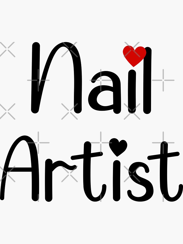 "Nail Artist Nails Artists Aprons Text Nail Salon Gifts Idea For Womens