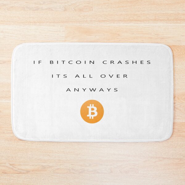 Item preview, Bitcoin Crashes   designed and sold by FunnyAndLoves.