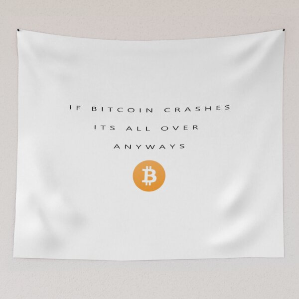 Item preview, Bitcoin Crashes   designed and sold by FunnyAndLoves.