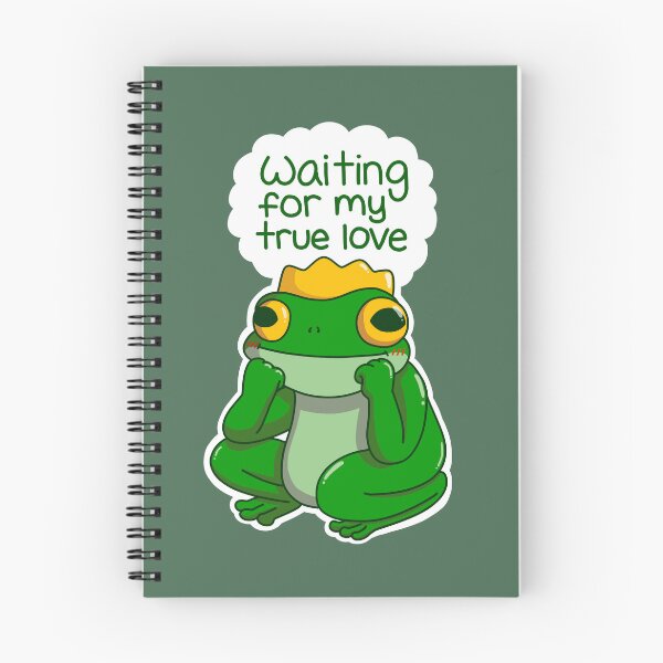 Item preview, Waiting for love frog (green) designed and sold by Mac-and-noodles.