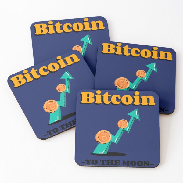 Item preview, Bitcoin to the Moon    designed and sold by FunnyAndLoves.
