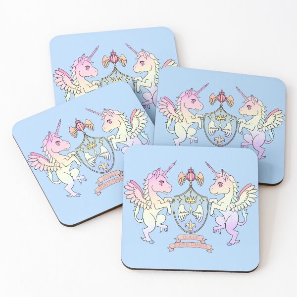 Item preview, Kawaii Pastel Heraldic Alicorns designed and sold by sewohayami.