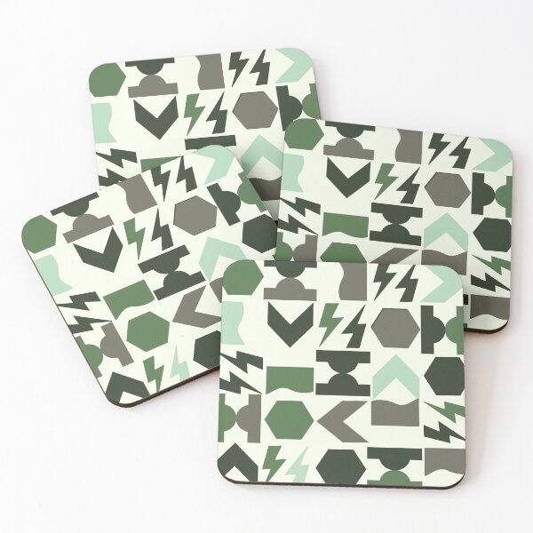 Item preview, Simple Shapes Minty Mod Geometric Pattern designed and sold by Ferocious-Pear.