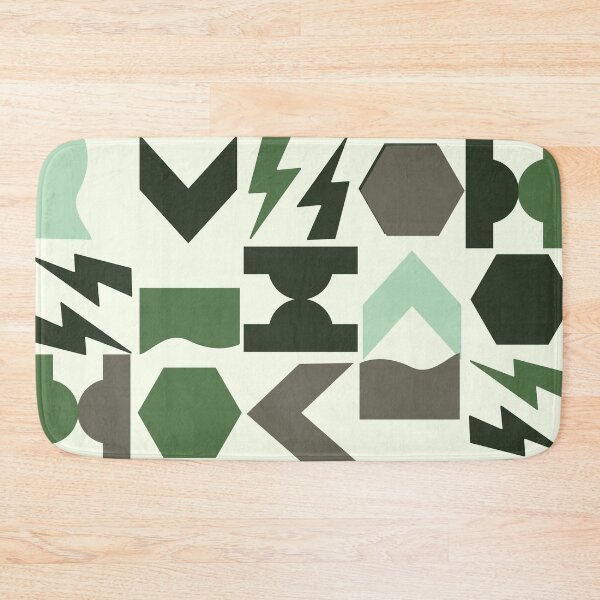 Item preview, Simple Shapes Minty Mod Geometric Pattern designed and sold by Ferocious-Pear.