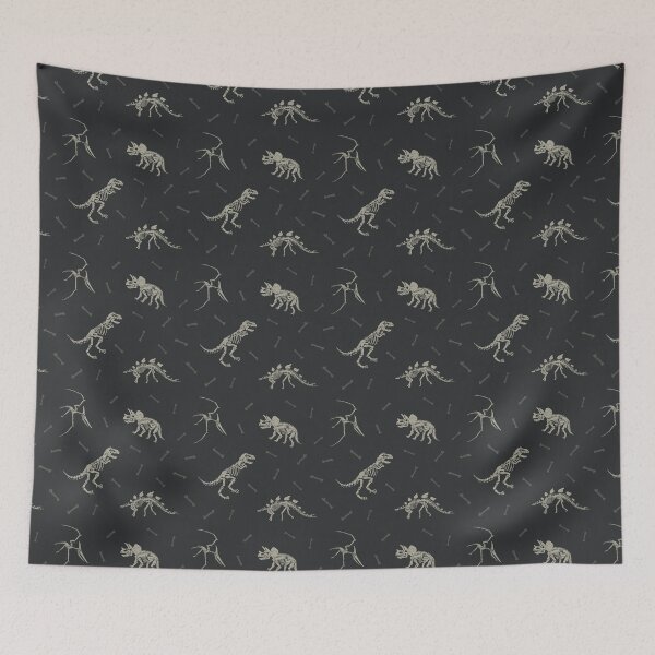 Item preview, Dinosaur Bones - Charcoal Original designed and sold by Tiff-Designs.
