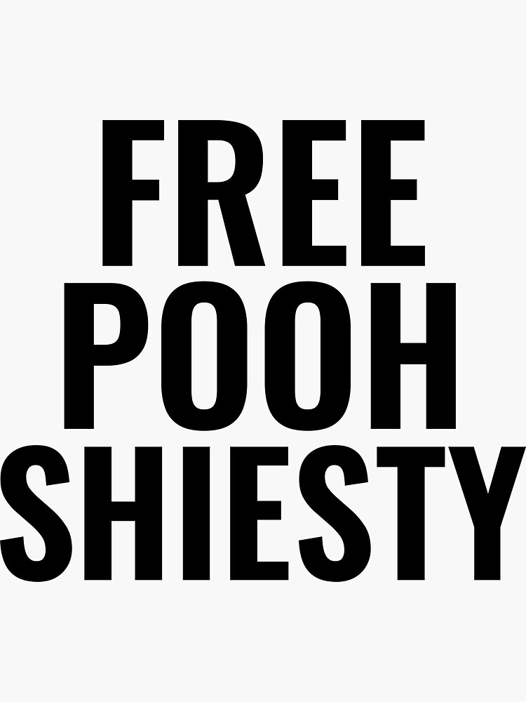 Free Pooh Shiesty Sticker