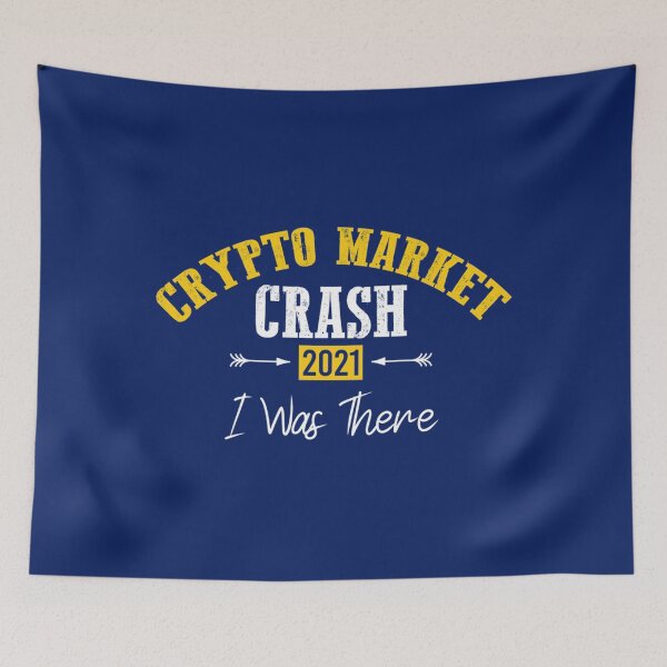 Item preview, Crypto Market Crash 2021 I Was There - Funny Cryptocurrency Crash   designed and sold by FunnyAndLoves.
