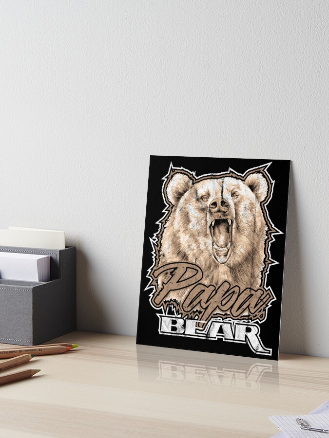 This Papa Bear Belongs To Photo Collage Canvas, Papa Fathers Day