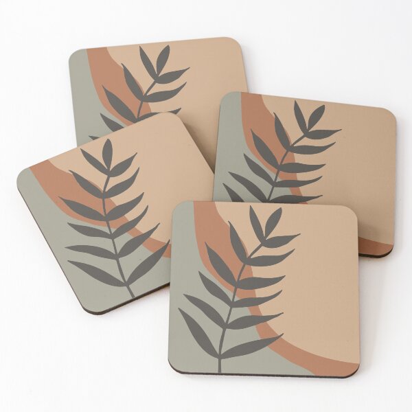 Item preview, Modern Art Leaves Collection Sage, Rust, Beige designed and sold by StudioPosies.