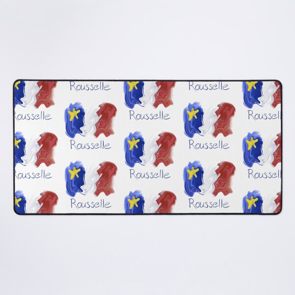 Item preview, Acadian Flag pastel liquid Rousselle - Drapeau acadien liquide pastel Rousselle designed and sold by ColoursOfFrance.