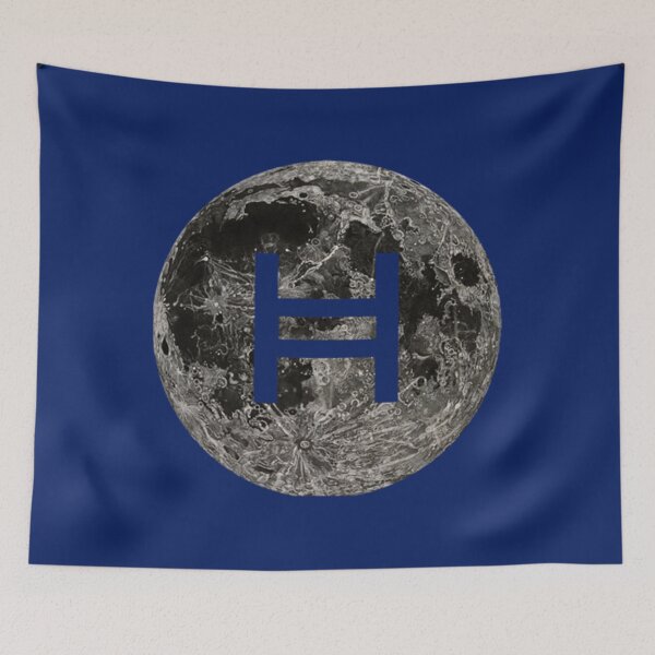 Item preview, Hedera Hashgraph Moon   designed and sold by FunnyAndLoves.