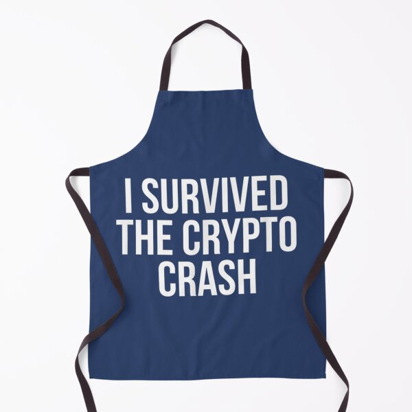 Item preview, I Survived The Crypto Crash Funny Crypto designed and sold by FunnyAndLoves.