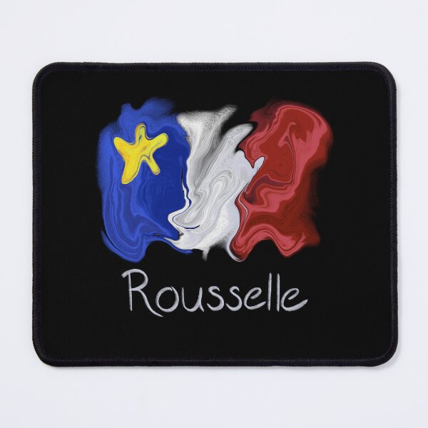Item preview, Acadian Flag pastel liquid Rousselle  - Drapeau acadien liquide pastel Rousselle designed and sold by ColoursOfFrance.