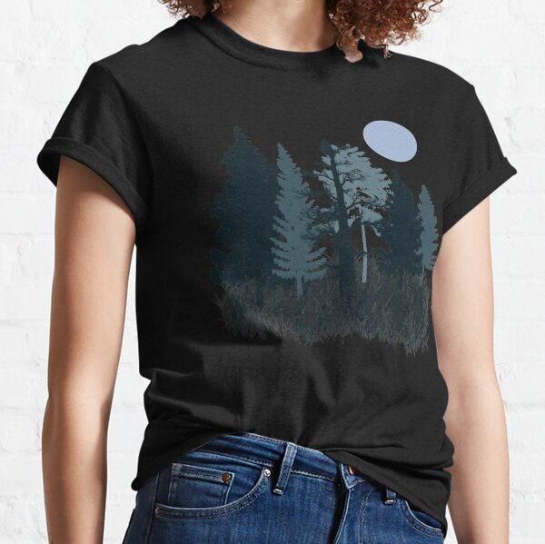 Enter the Woods 2 - Forest, Nature, Wild, Outdoors, Classic T-Shirt