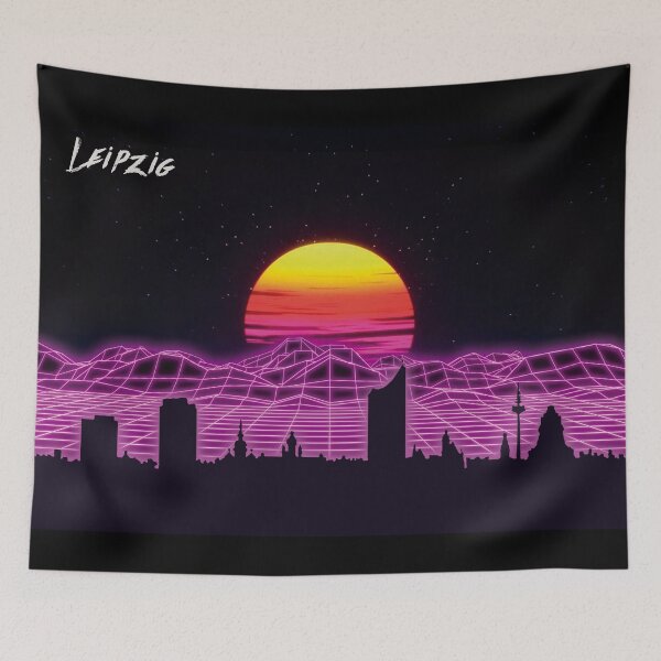 Item preview, Leipzig Skyline Neon Nights designed and sold by DFerraz.
