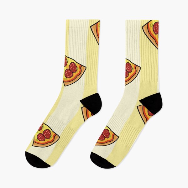 Item preview, Pizza Gold Yellow Stripes Pattern Print Fun Funky Colorful Yummy Fast Food designed and sold by Shayna Westfall.