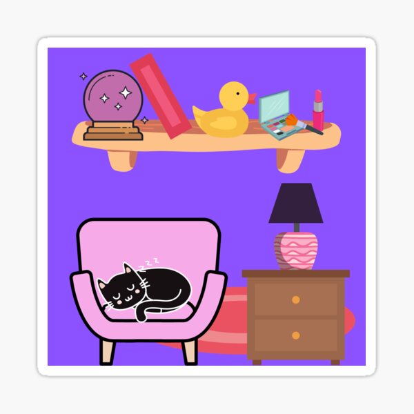 Kitty Korner Sticker By Kimmcandrew Redbubble kitty-korner-sticker-by-kimmcandrew-redbubble