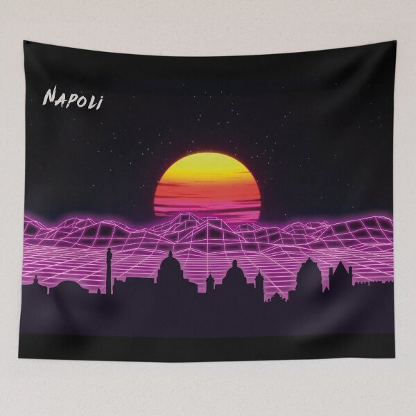 Item preview, Napoli Skyline Neon Nights designed and sold by DFerraz.