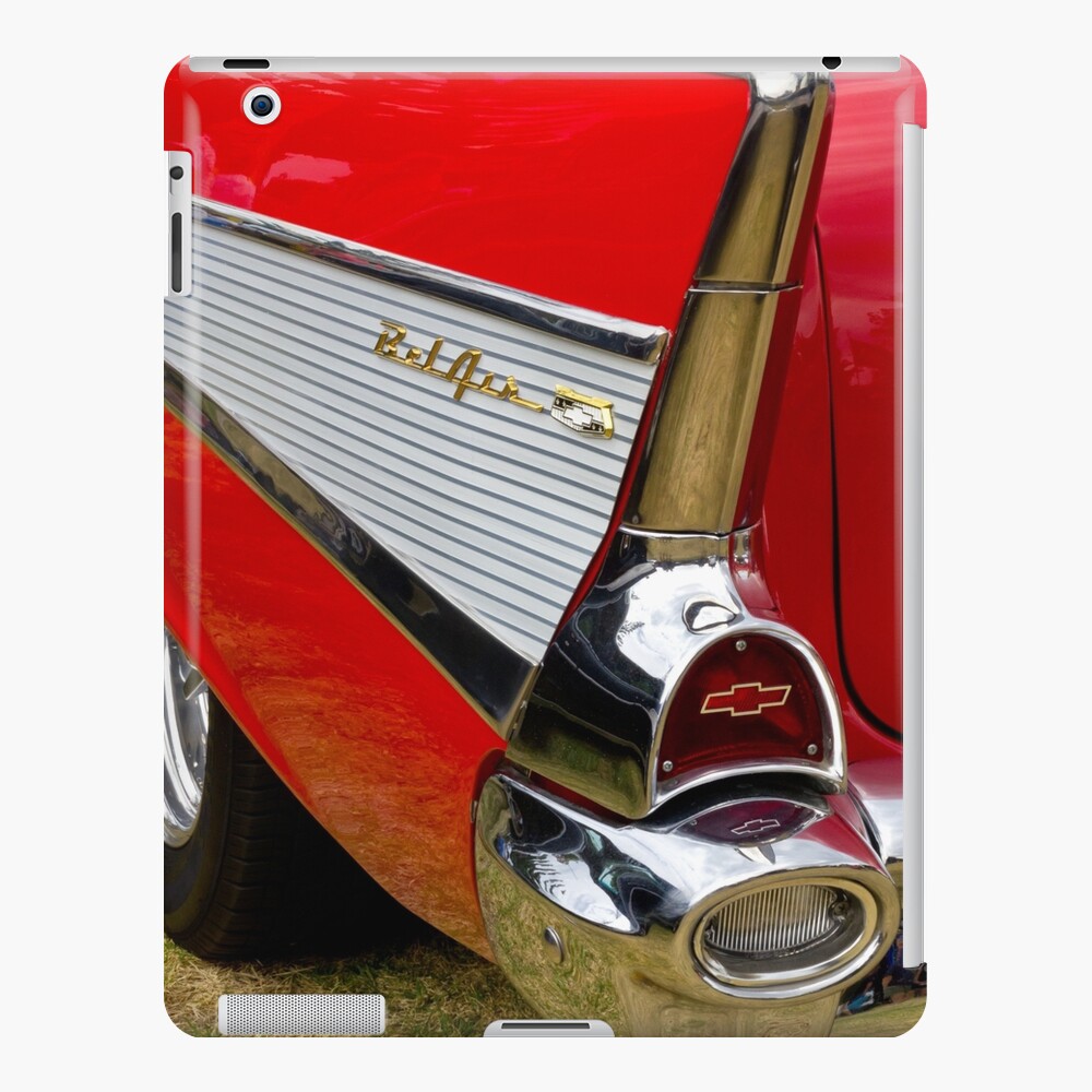 Chrome tail light - Chevrolet BelAir iPad Case & Skin