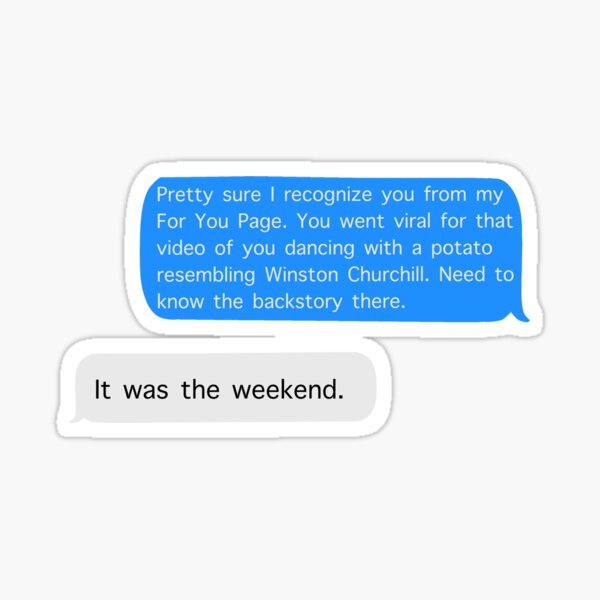 "Slide in My DMs Text" Sticker for Sale by TheHappyBubble Redbubble