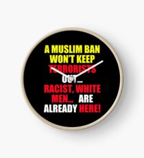 Protest Sign Clock
