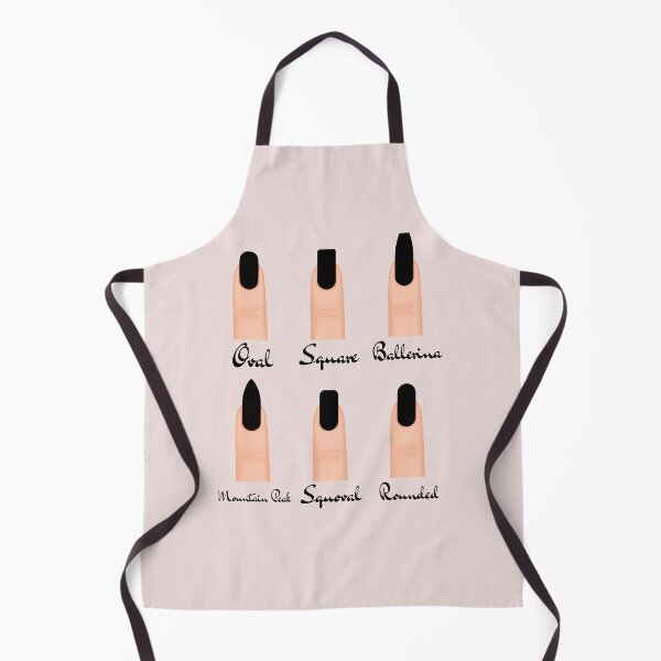 Item preview, Nails Shape Nail Artist Nails Artists Aprons Text Nail Salon Gifts Idea For Womens designed and sold by Dr.YesOrNo.