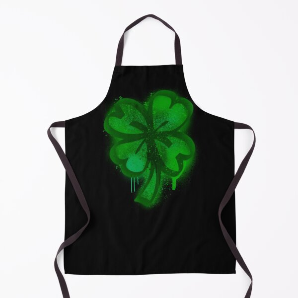 Item preview, Drippy Green Lucky Shamrock Four Leaf Clover Graffiti Spray Paint designed and sold by that5280lady.