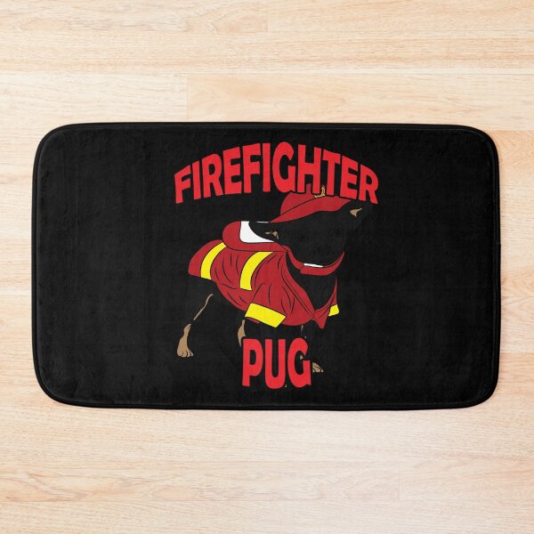 Item preview, Firefighter pug/ dog artistic design designed and sold by SamRVstore.