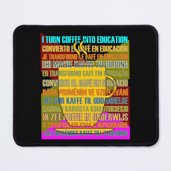 Item preview, I Turn Coffee Into Language Education German Portuguese designed and sold by artfulnotebook.