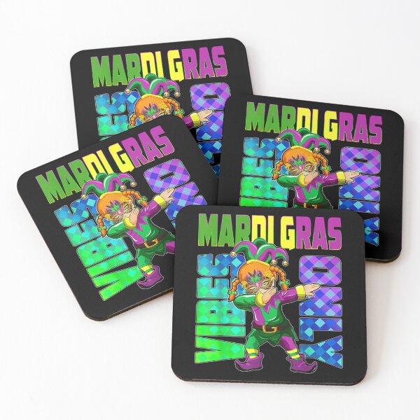 Item preview, Girls Mardi Gras Vibes Only Bead Decorations Jester Costume  designed and sold by wendyy88.