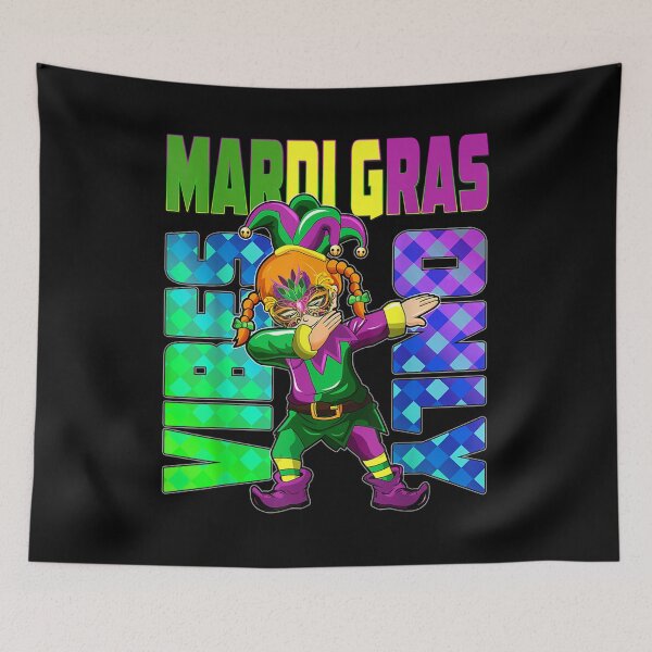 Item preview, Girls Mardi Gras Vibes Only Bead Decorations Jester Costume  designed and sold by wendyy88.
