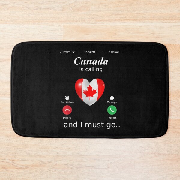 Item preview, Canada Is Calling And I Must Go Canada Flag  designed and sold by wendyy88.