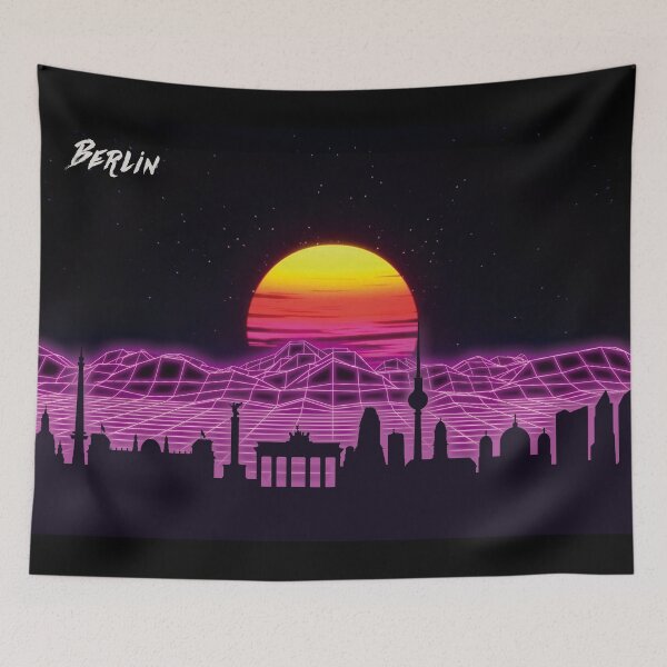 Item preview, Berlin Skyline Neon Nights designed and sold by DFerraz.