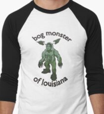 Bog Monster Of Louisiana Men's Baseball ¾ T-Shirt