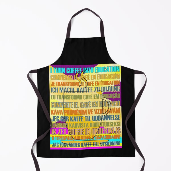 Item preview, I Turn Coffee Into Education and Bright Colors designed and sold by artfulnotebook.