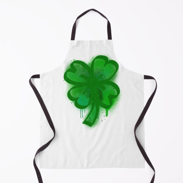 Item preview, Drippy Green Lucky Shamrock Four Leaf Clover Graffiti Spray Paint v2 designed and sold by that5280lady.