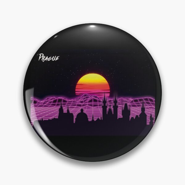 Item preview, Prague Skyline Neon Nights designed and sold by DFerraz.
