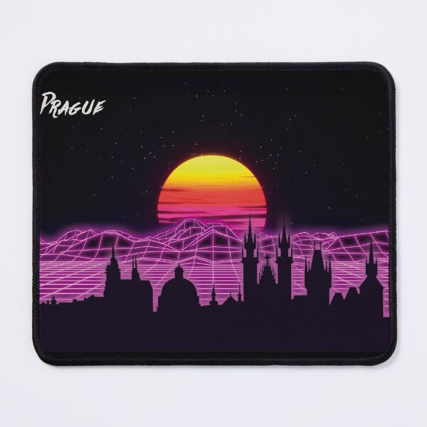 Item preview, Prague Skyline Neon Nights designed and sold by DFerraz.