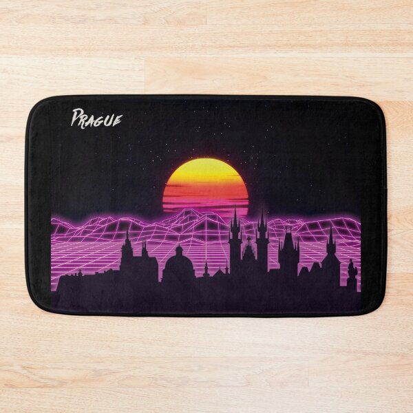 Item preview, Prague Skyline Neon Nights designed and sold by DFerraz.