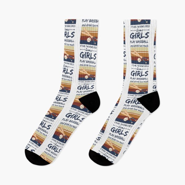 Item preview, Some Girls Play Baseball And Drink Too Much  designed and sold by LittleShop79.