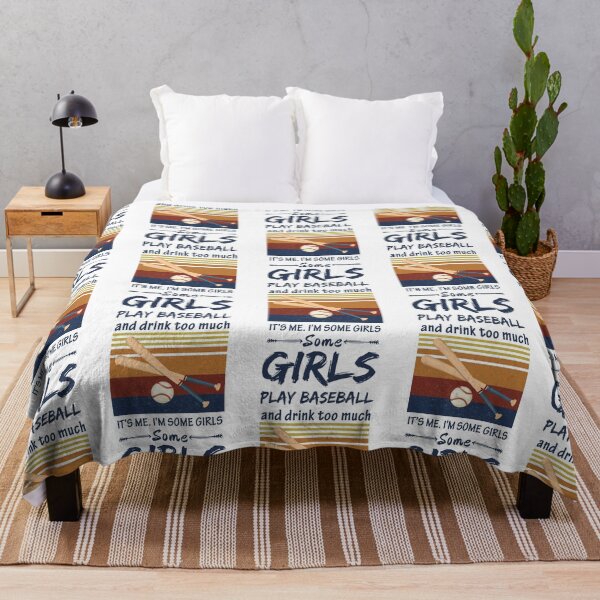 Item preview, Some Girls Play Baseball And Drink Too Much designed and sold by LittleShop79.