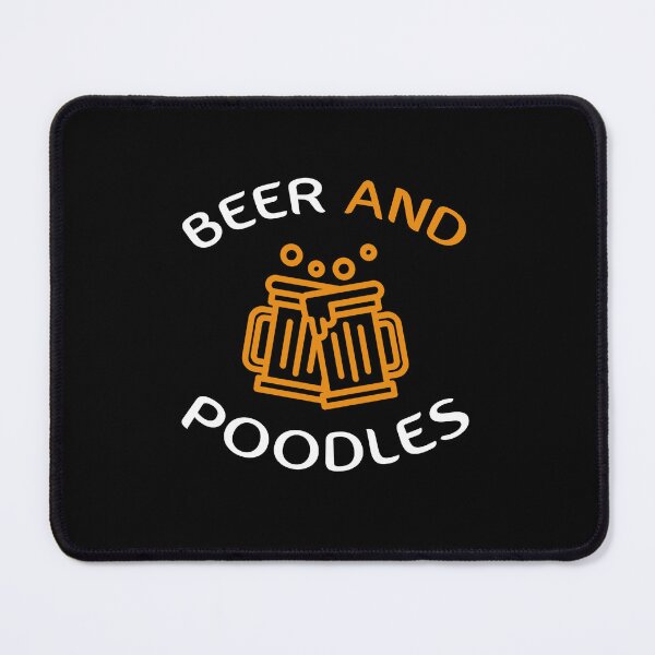 Item preview, Beer And Poodles designed and sold by Animal Paw Designs.