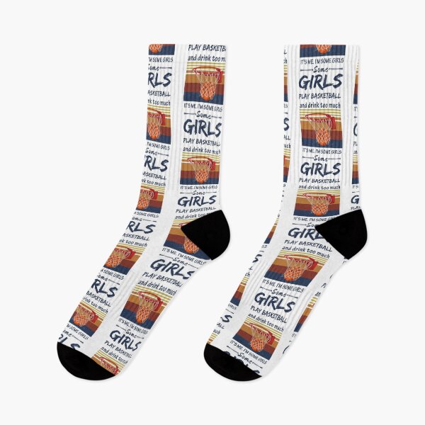 Item preview, Some Girls Play Basketball And Drink Too Much  designed and sold by LittleShop79.
